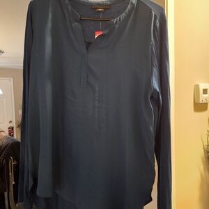 Attention Navy Blue Top